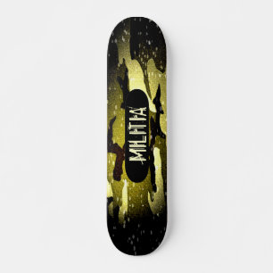 Skateboard Planche à roulettes de Cammo de milice