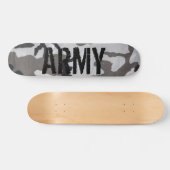 Skateboard Planche à roulettes de camo d'armée (Horz)