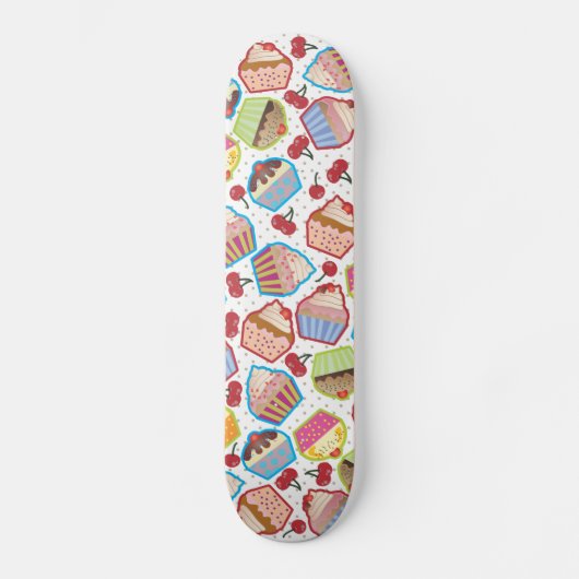 Skateboard Planche à roulettes de cerises des petits gâteaux (Recto)