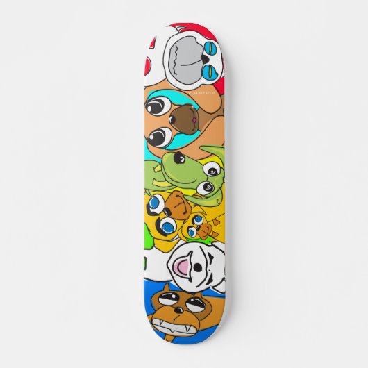 Skateboard Planche à roulettes de chienchien (Devant)