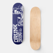 Skateboard Planche à roulettes de conduite en état d'ivresse (Recto)