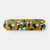 Skateboard Planche à roulettes de confettis de Jack O'Lantern (Horz)
