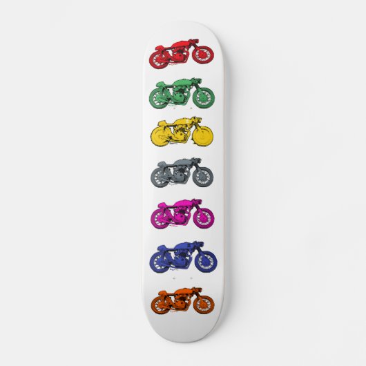 Skateboard Planche à roulettes de coureur de café (Recto)