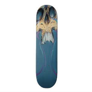 Skateboard Planche à roulettes de crâne de graffiti