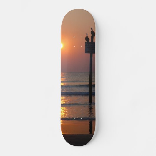 Skateboard Planche à roulettes de Daytona Beach FL d'océan de (Recto)