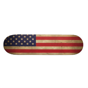 Skateboard Planche à roulettes de drapeau américain
