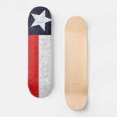 Skateboard Planche à roulettes de DRAPEAU d'ÉTAT du TEXAS (Recto)