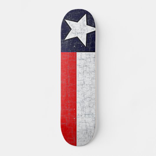 Skateboard Planche à roulettes de DRAPEAU d'ÉTAT du TEXAS (Recto)