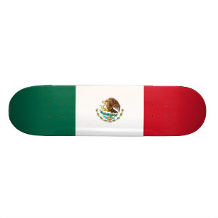 Skateboard Planche à roulettes de drapeau mexicain