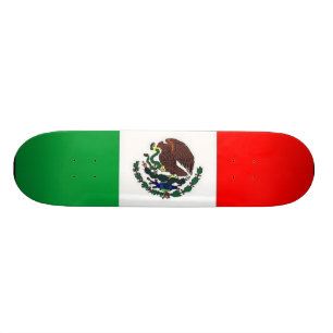 Skateboard Planche à roulettes de drapeau mexicain