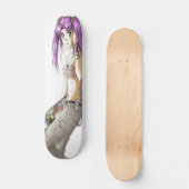 Skateboard Planche à roulettes de fille de patineur (Recto)