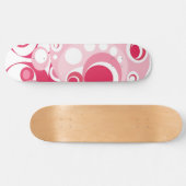 Skateboard Planche à roulettes de filles en le rose et le (Horz)