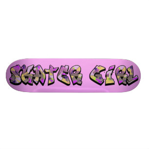 Skateboard Planche à roulettes de graffiti de fille de