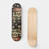 Skateboard Planche à roulettes de graphique d'amour de pirate (Recto)