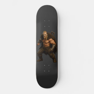 Skateboard Planche à roulettes de héros barbare Viking
