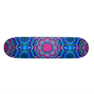 Skateboard Planche à roulettes de kaléidoscope de Cyberdeli