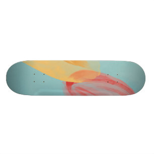 Skateboard Planche à roulettes de mélange d'aquarelle