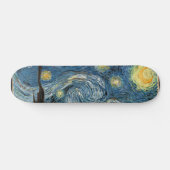 Skateboard Planche à roulettes de nuit étoilée de Van Gogh (Horz)