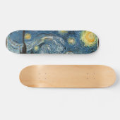 Skateboard Planche à roulettes de nuit étoilée de Van Gogh (Horz)