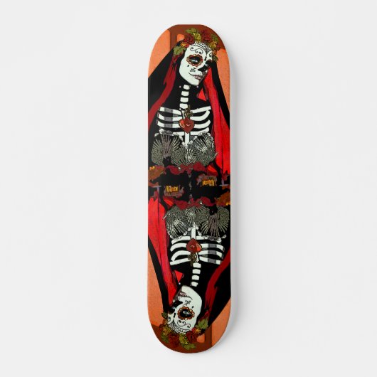 Skateboard Planche à roulettes de Père Noël Muerte (Devant)