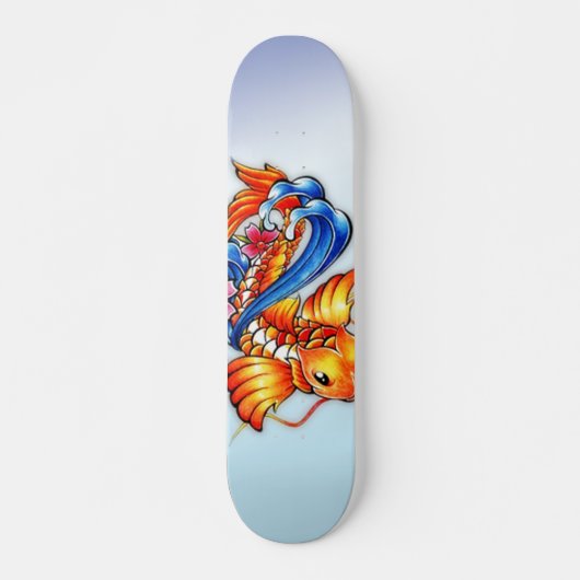Skateboard Planche à roulettes de poissons de Koi de vol pro (Devant)