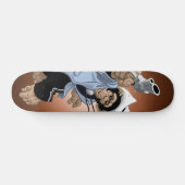 Skateboard Planche à roulettes de pousse de chimpanzé de (Horz)