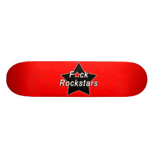Skateboard Planche à roulettes de rouge de Rockstar