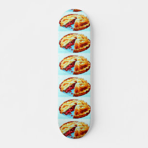 Skateboard planche à roulettes de tartes aux cerises
