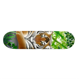 Skateboard Planche à roulettes de tigre de jungle