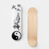 Skateboard Planche à roulettes de tribal de Yin Yang (Recto)
