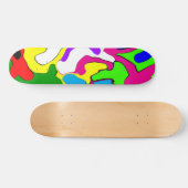 Skateboard Planche à roulettes déformée colorée (Horz)