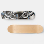 Skateboard planche à roulettes des chaînes fractales (Horz)