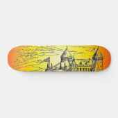 Skateboard Planche à roulettes du château médiéval (Horz)