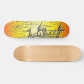 Skateboard Planche à roulettes du château médiéval (Horz)