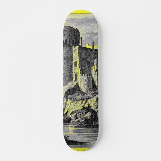Skateboard Planche à roulettes du château médiéval (Devant)