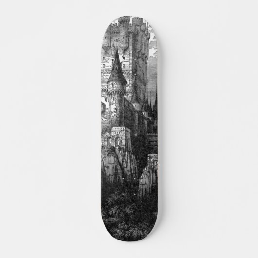 Skateboard Planche à roulettes du château médiéval (Devant)