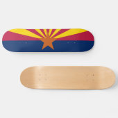 Skateboard Planche à roulettes du drapeau de l'Arizona (Horz)