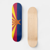 Skateboard Planche à roulettes du drapeau de l'Arizona (Recto)