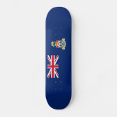 Skateboard Planche à roulettes du drapeau des îles Caïmans (Recto)