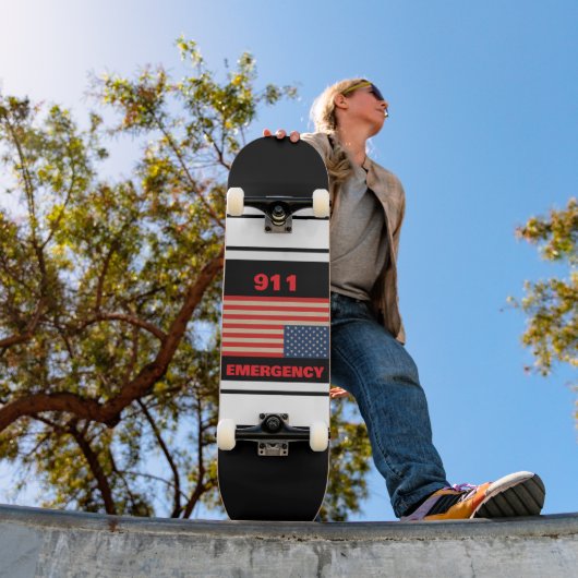 Skateboard Planche à roulettes d'urgence 911 (Extérieur 1)