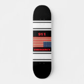 Skateboard Planche à roulettes d'urgence 911 (Devant)