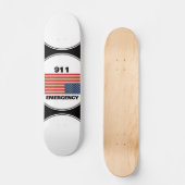 Skateboard Planche à roulettes d'urgence 911 (Recto)