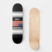 Skateboard Planche à roulettes d'urgence 911 (Recto)