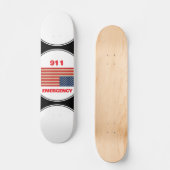 Skateboard Planche à roulettes d'urgence 911 (Recto)