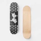 Skateboard planche à roulettes duveteuse vers le bas (Recto)