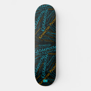 Skateboard Planche à roulettes en nuage de mots de la fierté