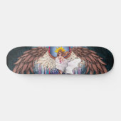 Skateboard Planche à roulettes en verre souillé (Horz)