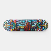Skateboard Planche à roulettes en vitrail (Horz)