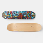 Skateboard Planche à roulettes en vitrail (Horz)