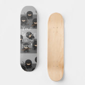SKATEBOARD PLANCHE À ROULETTES FAITE SUR COMMANDE DE NINJA (Recto)